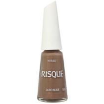 Esmalte Metálico Ouro Nude Risqué 8ml Hipoalergênico Esmalte Metálico Ouro Nude Risqué 8ml Hipoalergênico