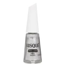 Esmalte Metálico Prata Na Lata Risqué 8ML