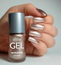 Esmalte Metalizado Elegante Efeito Gel Bella Brazil 9ml