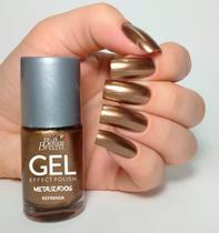 Esmalte Metalizado Refinada Efeito Gel Bella Brazil 9ml
