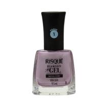 Esmalte Metalizado Seda Lilas Diamond Gel Risque 9,5Ml - Risqué