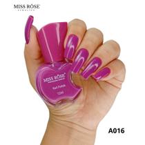 Esmalte Miss Rose 12ml Cremosos Cores Vibrantes e Alta Duração