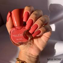 Esmalte Miss Rose Cremosos 12ml Cores Vibrantes e Alta Duração
