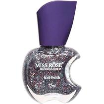 Esmalte Miss Rose Glitter 12ml