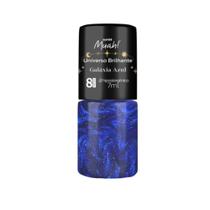 Esmalte Muah! Universo Brilhante Galáxia Azul