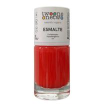 Esmalte Natural Fortalecedor e Hipoalergênico - Argan - Cor Poppy Red - Twoone Onetwo