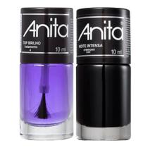 Esmalte Noite Intensa + Top Brilho 10ml Anita Esmalte Noite Intensa + Top Brilho 10ml Anita