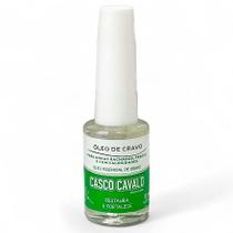 Esmalte Óleo De Cravo 10ml Casco Cavalo Restaura e Fortalece P/ Unhas Rachadas Fracas e C/ Calosidades