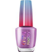 Esmalte OPI RapiDry Bright Back at It roxo escuro