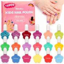 Esmalte para Unhas Infantil Dmsky 18 Cores à Base de Água e Não Tóxico Esmalte para Unhas Infantil Dmsky 18 Cores à Base de Água e Não Tóxico