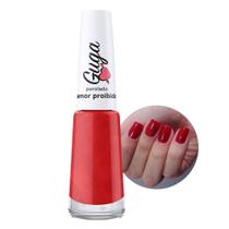 Esmalte para Unhas Perolado Cor Amor Proibido Vermelho 503 8ml Guga