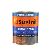 Esmalte Premium Pintou Secou 0.9L Amarelo Ouro - Suvinil - 50604159 - Unitário