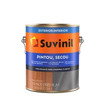 Esmalte Premium Pintou Secou 3.6L Vermelho - Suvinil - 50605679 - Unitário