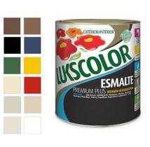 Esmalte Premium Plus para Metais e Madeira Base de Aguá Alto Brilho 3,6 Litros - Lukscolor