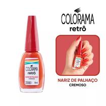 Esmalte Retrô Colorama Zazá Jeans Nariz de Palhaço Grace Zazá Cintilante e Areia