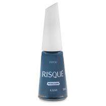 Esmalte Risqué Azul Cremoso A.mar 8ml