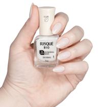 Esmalte Risqué Bio Cremoso Lírio Branco Vegano 9ml