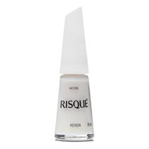 Esmalte Risqué Branco Natural Renda 8ml