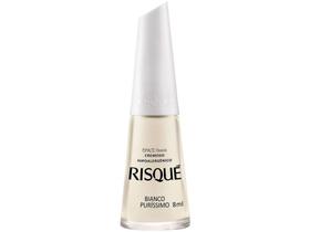 Esmalte Risqué Brancos Bianco Puríssimo Cremoso - Hipoalergênico 8ml