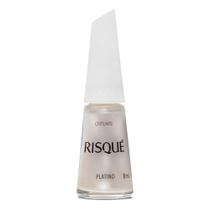 Esmalte Risqué Cintilante Platino 8ml
