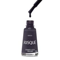 Esmalte Risqué Cinza Cremoso Chamei o Zeca pra Sair 8ml