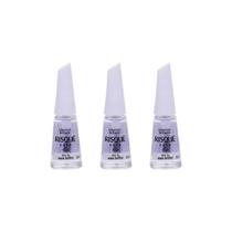 Esmalte Risque Cobertura Brilhante 8Ml - Kit C/ 3un