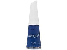 Esmalte Risqué Coloridos Cremoso Cor Azulivre Mente 8ml