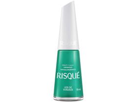 Esmalte Risqué Coloridos Ver de Verdade Verde - Cremoso Hipoalergênico 8ml