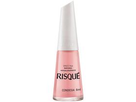 Esmalte Risqué Condessa Rosa Natural - Hipoalergênico 8ml