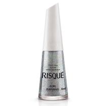 Esmalte Risqué Cor As Mil Purpurinas Glitter com 8ml