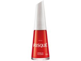 Esmalte Risqué Cremoso Vermelho Felicidade 8ml