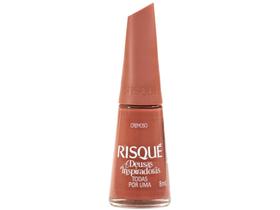 Esmalte Risqué Deusas Inspiradoras Todas por Uma - Nude Terroso Cremoso Hipoalergênico 8ml