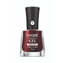 Esmalte Risqué Diamond Gel Charlotte De Romã 9,5ml