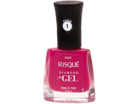 Esmalte Risqué Diamond Gel Cor Creme de Pitaya Cremoso 9,5ml