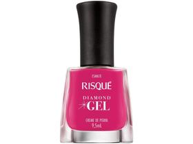 Esmalte Risqué Diamond Gel Creme de Pitaya - Cremoso Hipoalergênico 9,5ml