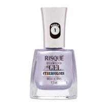 Esmalte Risqué Diamond Gel Cybercolors Cor Brilho de Vênus 9,5ml