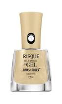 Esmalte Risqué Diamond Gel Divas No Poder 9,5 ml Golden Diva