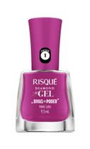 Esmalte Risqué Diamond Gel Divas No Poder 9,5 ml Puro Luxo