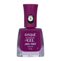 Esmalte Risqué Diamond Gel Divas no Poder Puro Luxo 9,5ml