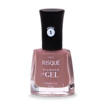 Esmalte Risqué Diamond Gel Espumante Rosé Cremoso 9,5ml