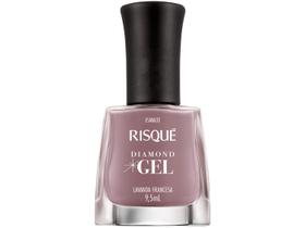 Esmalte Risqué Diamond Gel Lavanda Francesa