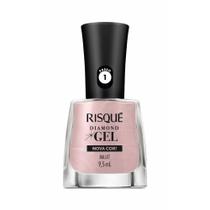 Esmalte Risqué Diamond Gel Metálico Ballet 9,5ml