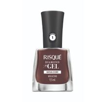 Esmalte Risqué Diamond Gel Mocaccino 9,5ml