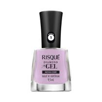 Esmalte Risqué Diamond Gel Nova Cor Buquê de Hortênsias 9,5ml