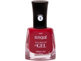 Esmalte Risqué Diamond Gel Vermelho Cereja Cremoso 9,5ml Esmalte Risqué Diamond Gel Vermelho Cereja Cremoso 9,5ml