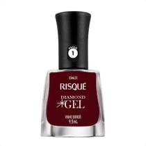 Esmalte Risqué Diamond Gel Vinho Bordô 9,5ml Esmalte Risqué Diamond Gel Vinho Bordô 9,5ml