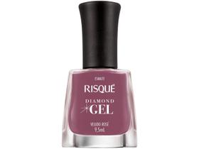 Esmalte Risqué Diamond Gel Vinho Bordo Esmalte Risqué Diamond Gel Vinho Bordo