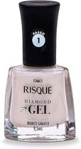Esmalte Risque Efeito Gel Branco Camafeu Esmalte Risque Efeito Gel Branco Camafeu