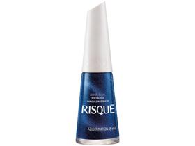 Esmalte Risqué Escuros Azulcrination Azul Metálico - Hipoalergênico 8ml