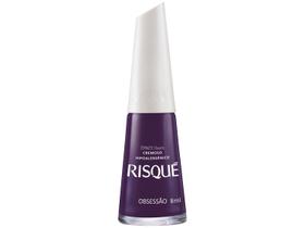 Esmalte Risqué Escuros Obsessão Roxo - Cremoso Hipoalergênico 8ml